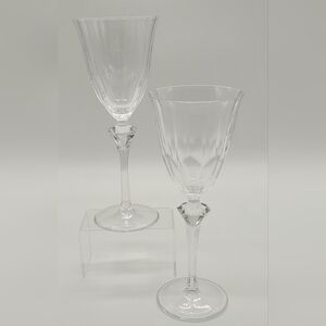 Vintage Crystal D'arques Damantis Wine Glasses Set of Two (2)​​​